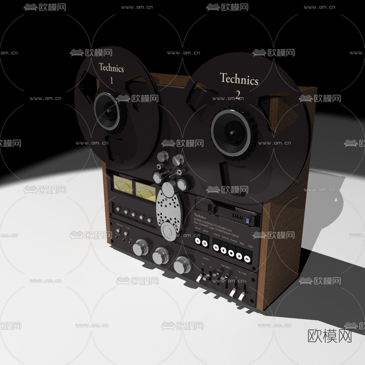现代录像播放器免费3d模型下载