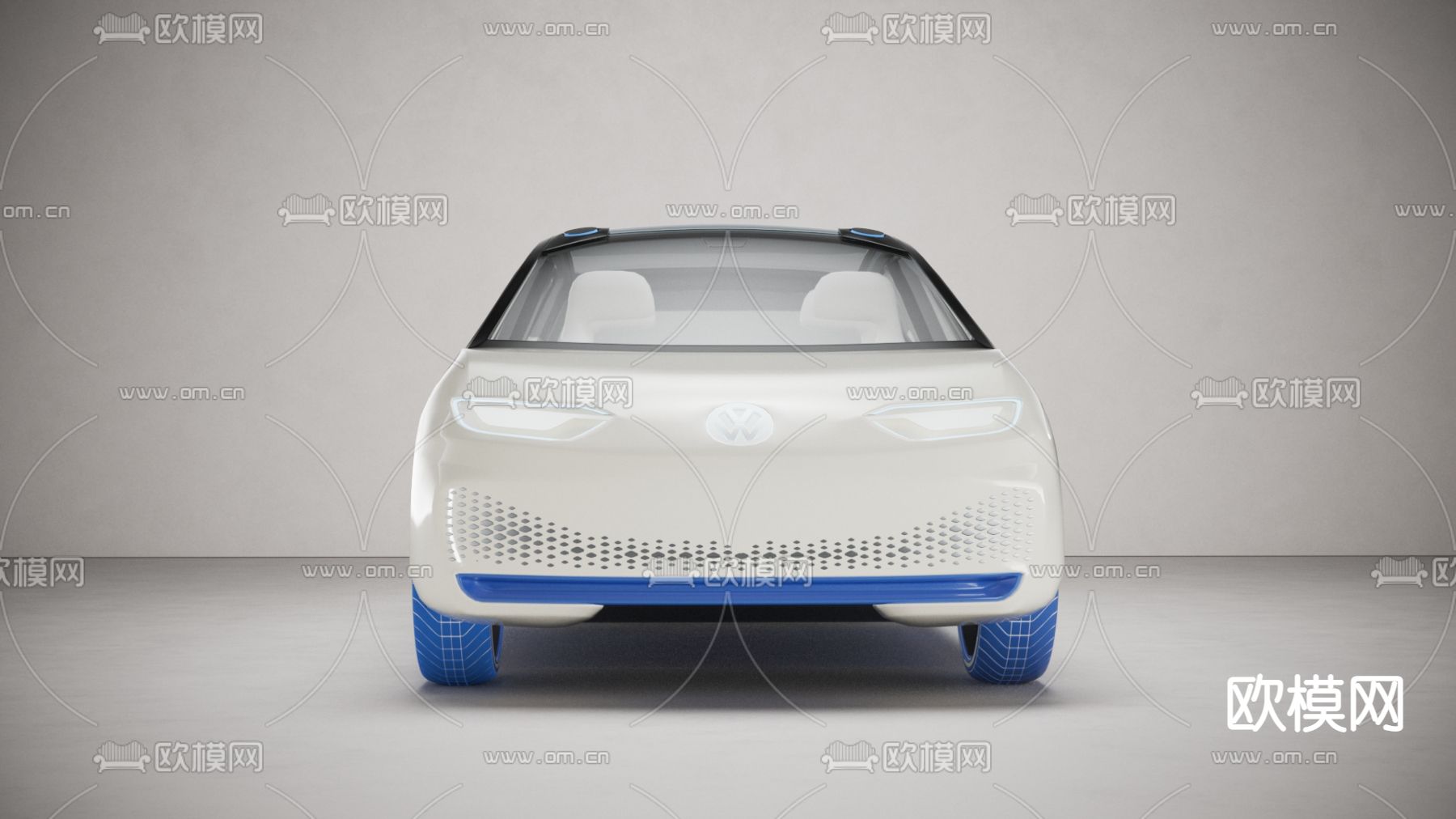 现代汽车免费3d模型下载（渲染图2）