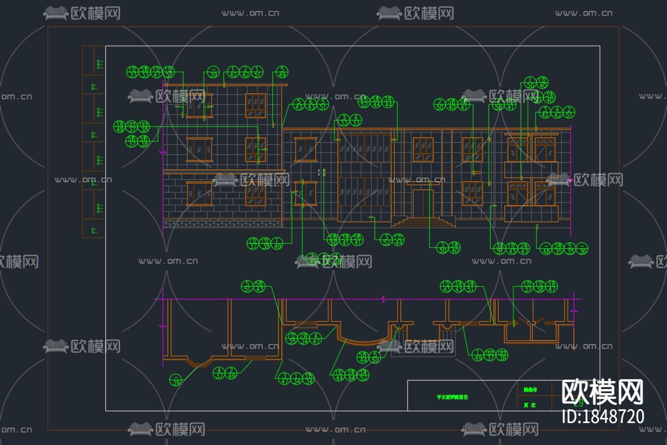 铝塑保温板cad图库下载（渲染图1）