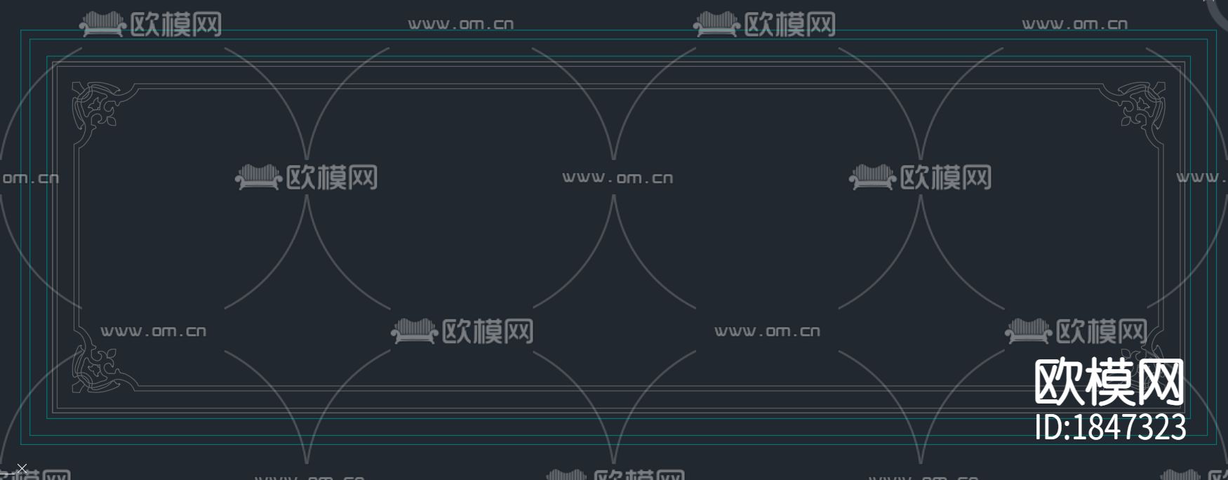 地面拼花图纸下载（渲染图7）