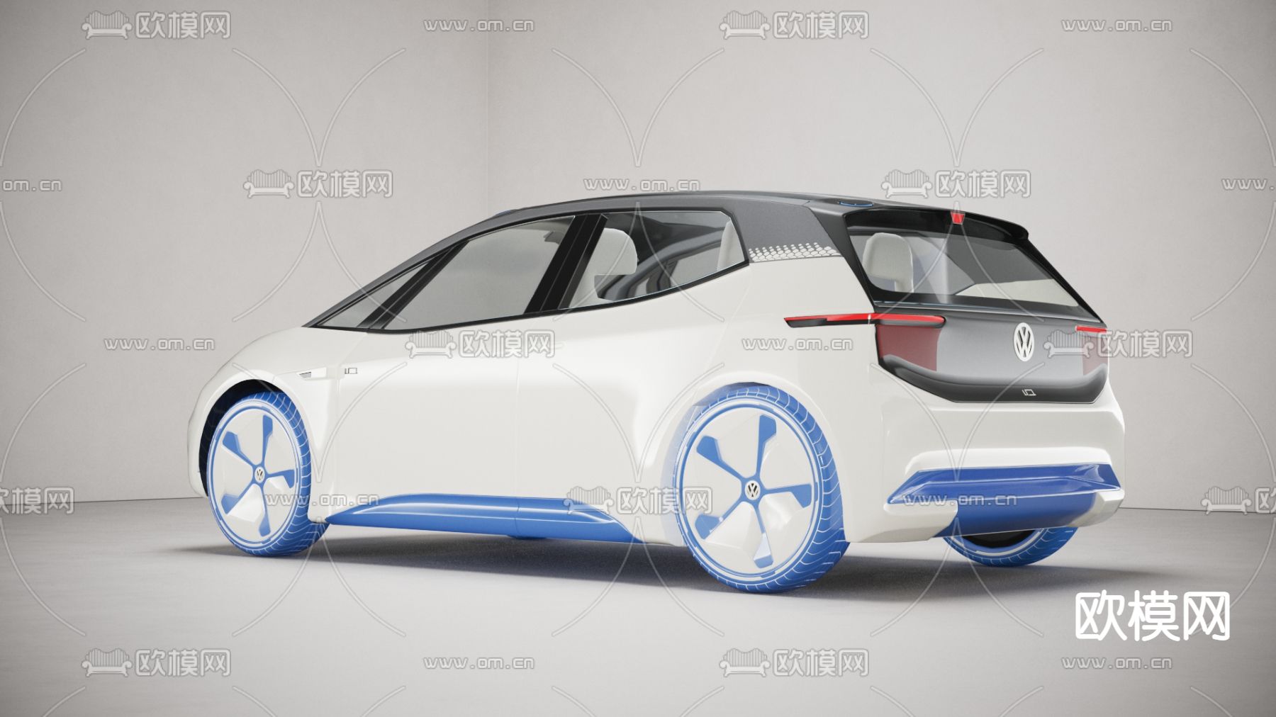 现代汽车免费3d模型下载（渲染图1）