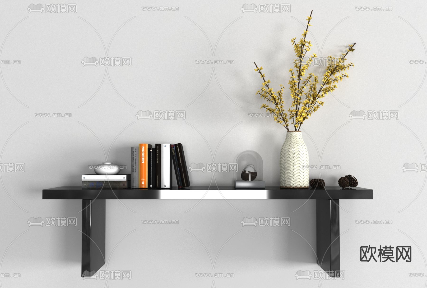 新中式饰品摆件免费3d模型下载