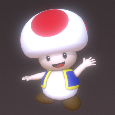 动漫蘑菇人免费3d模型