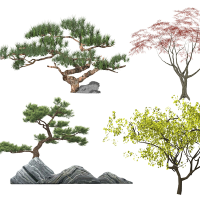  现代造型松su模型 