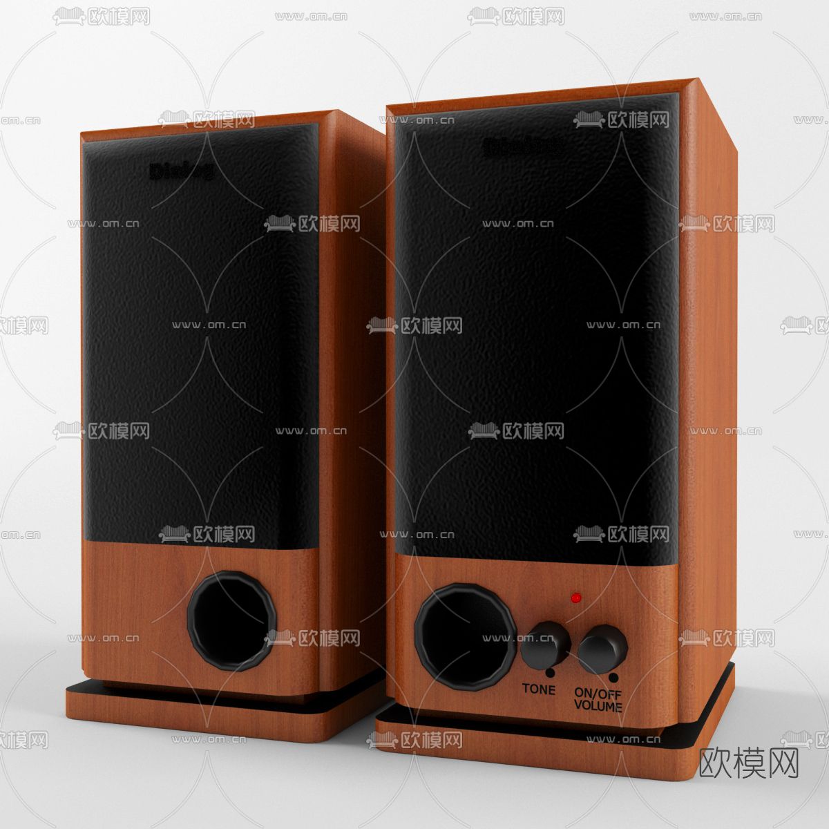 现代音响免费3d模型下载