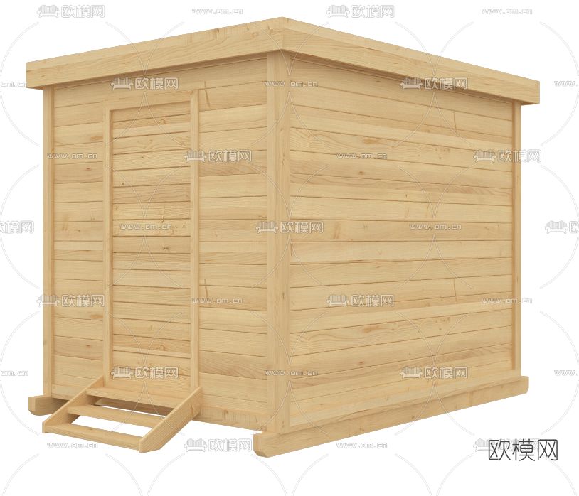 现代小房子外观免费3d模型下载