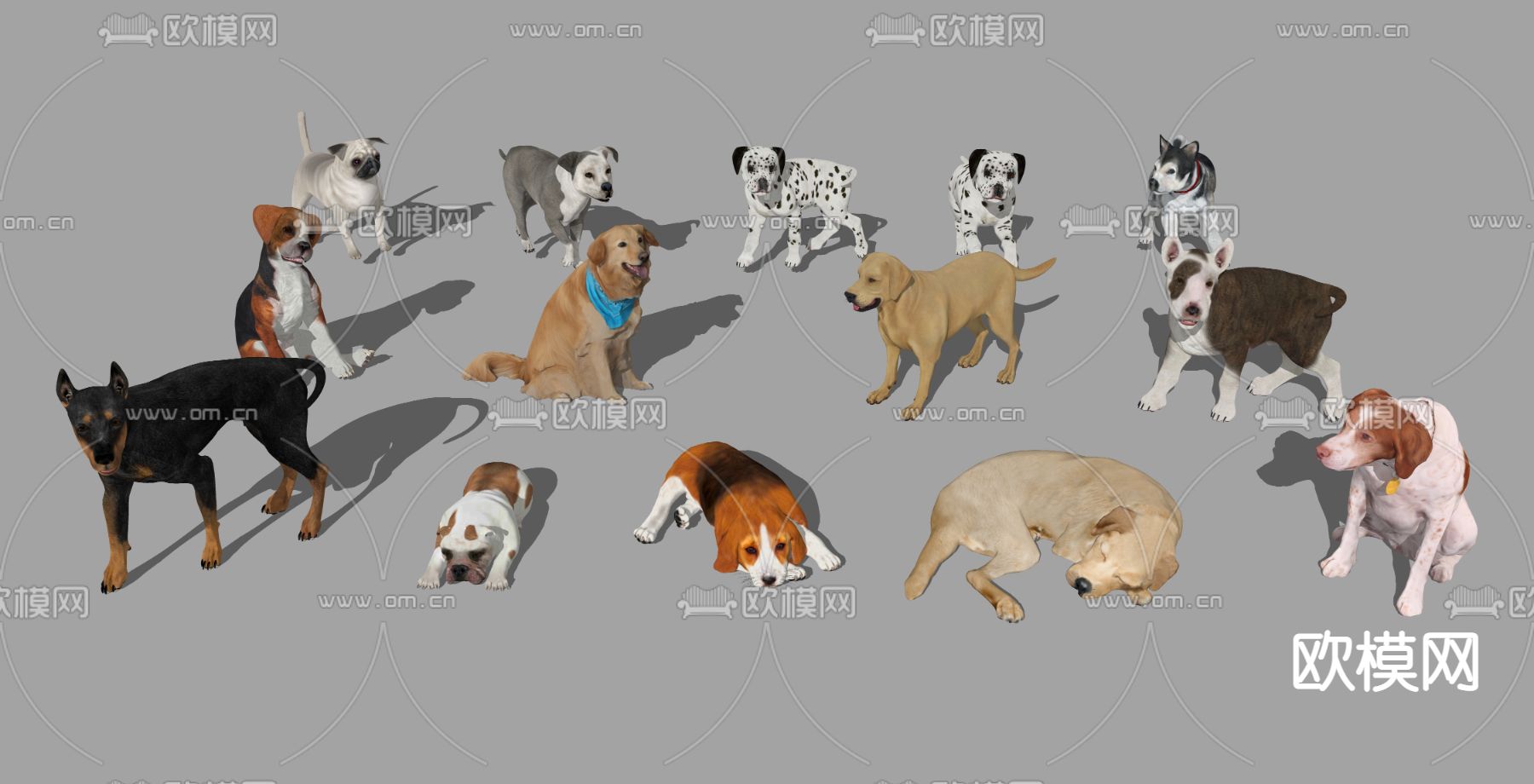 现代动物su模型下载