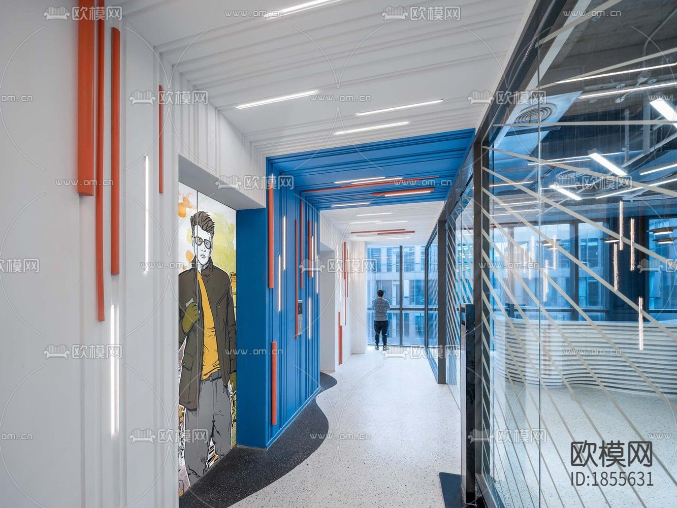 马克华菲上海浦江科技广场总部办公楼下载（渲染图3）