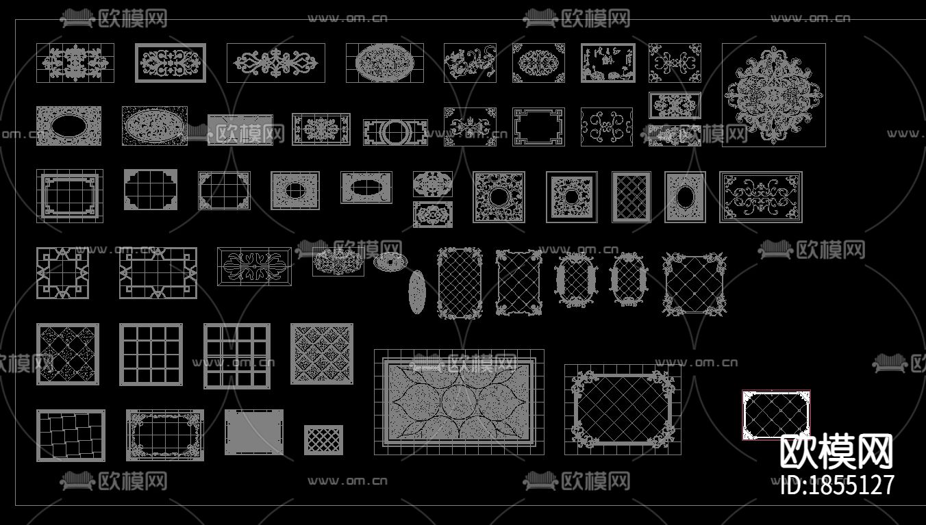 CAD水刀拼花下载