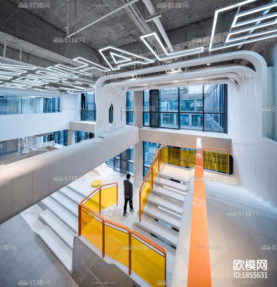 马克华菲上海浦江科技广场总部办公楼下载（渲染图2）