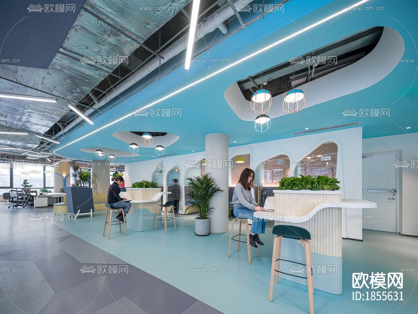 马克华菲上海浦江科技广场总部办公楼下载（渲染图5）