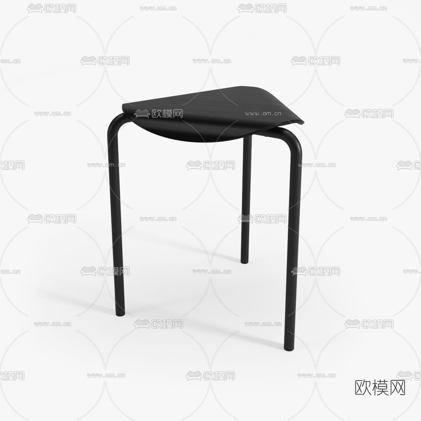 现代凳子免费3d模型下载