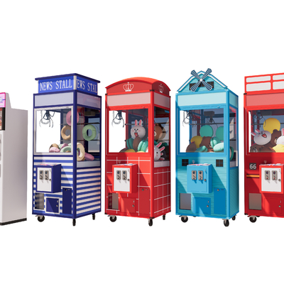  现代娃娃机su模型 