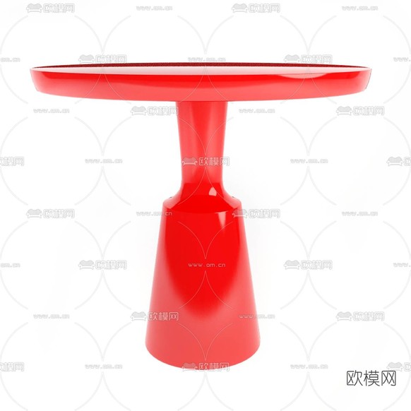 现代圆几免费3d模型下载