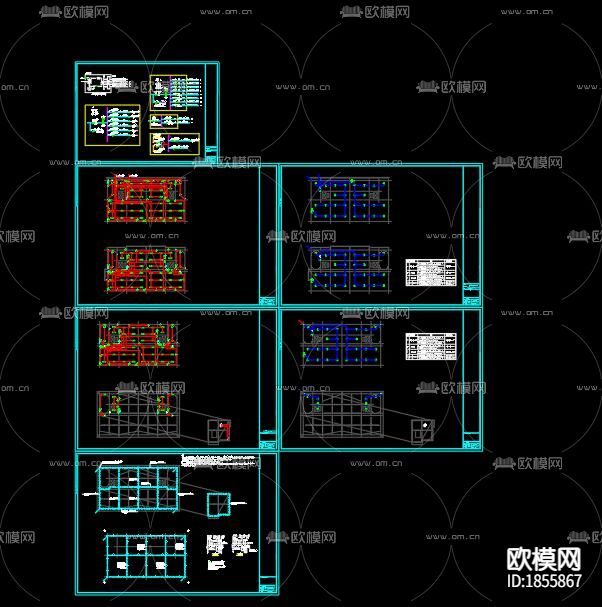 库房电气cad图库下载（渲染图8）
