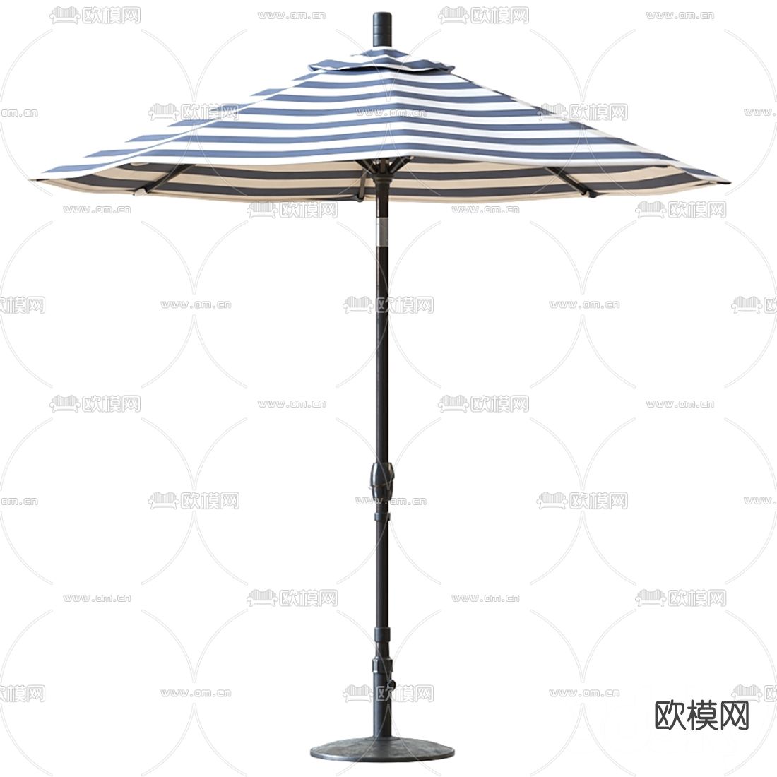 现代户外遮阳伞3d模型