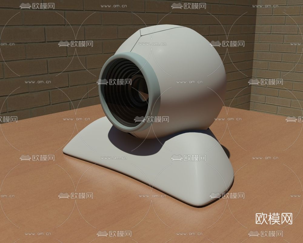 现代监控摄像头免费3d模型下载