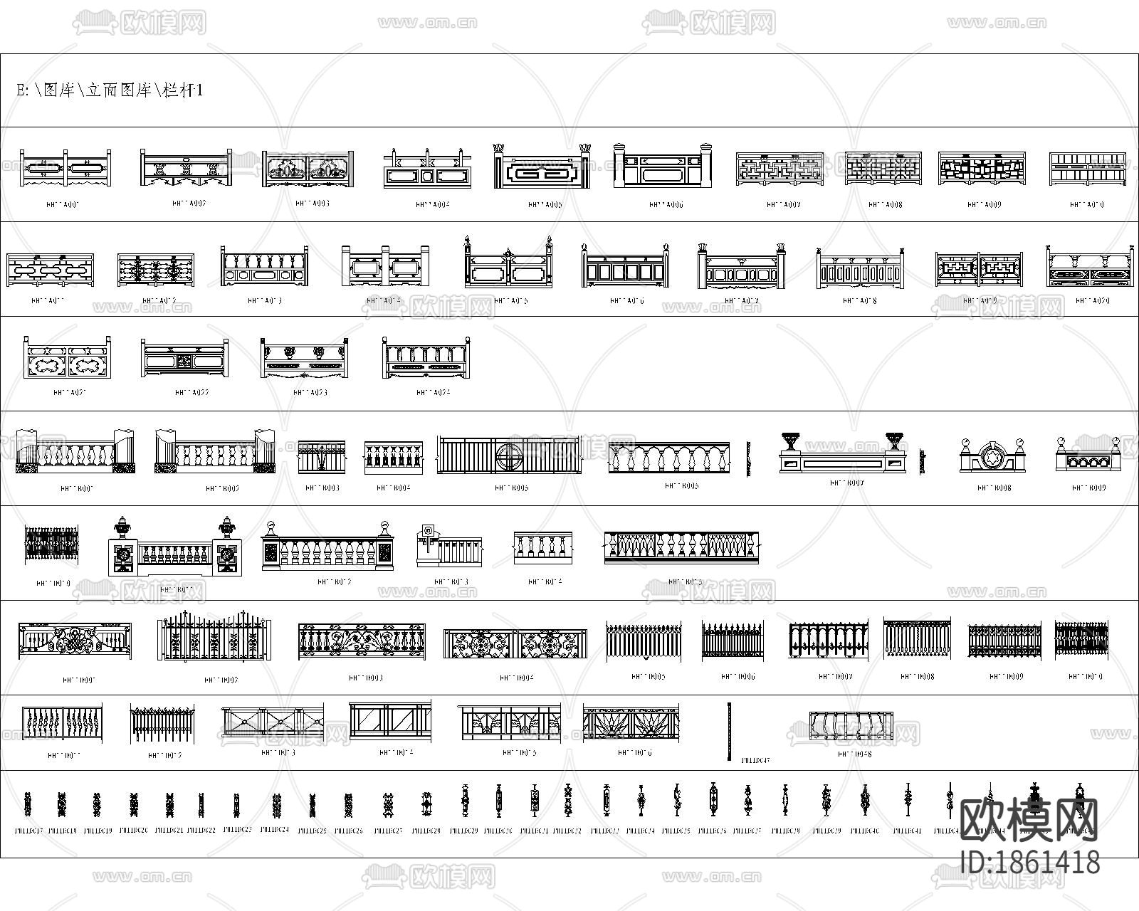 cad立面图图库下载（渲染图4）