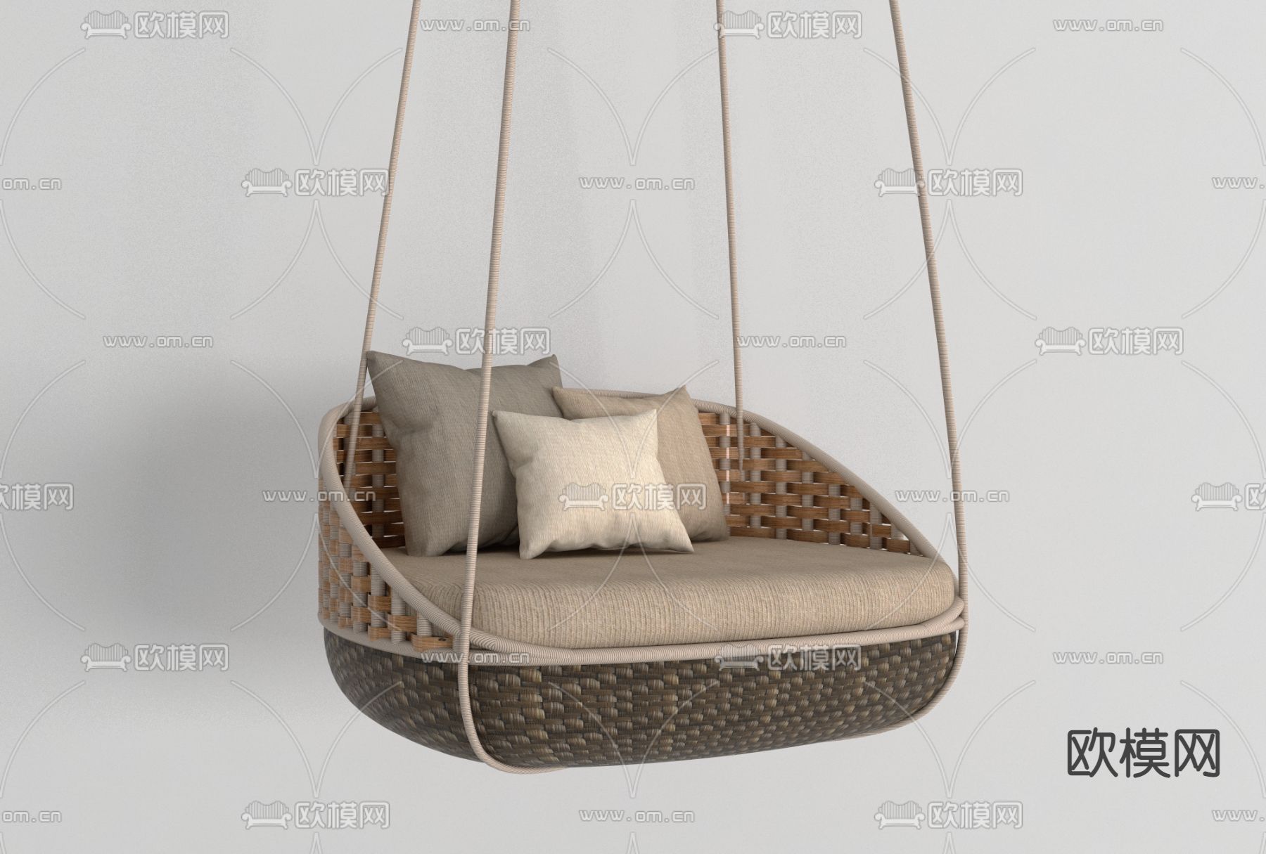 现代吊椅免费3d模型下载