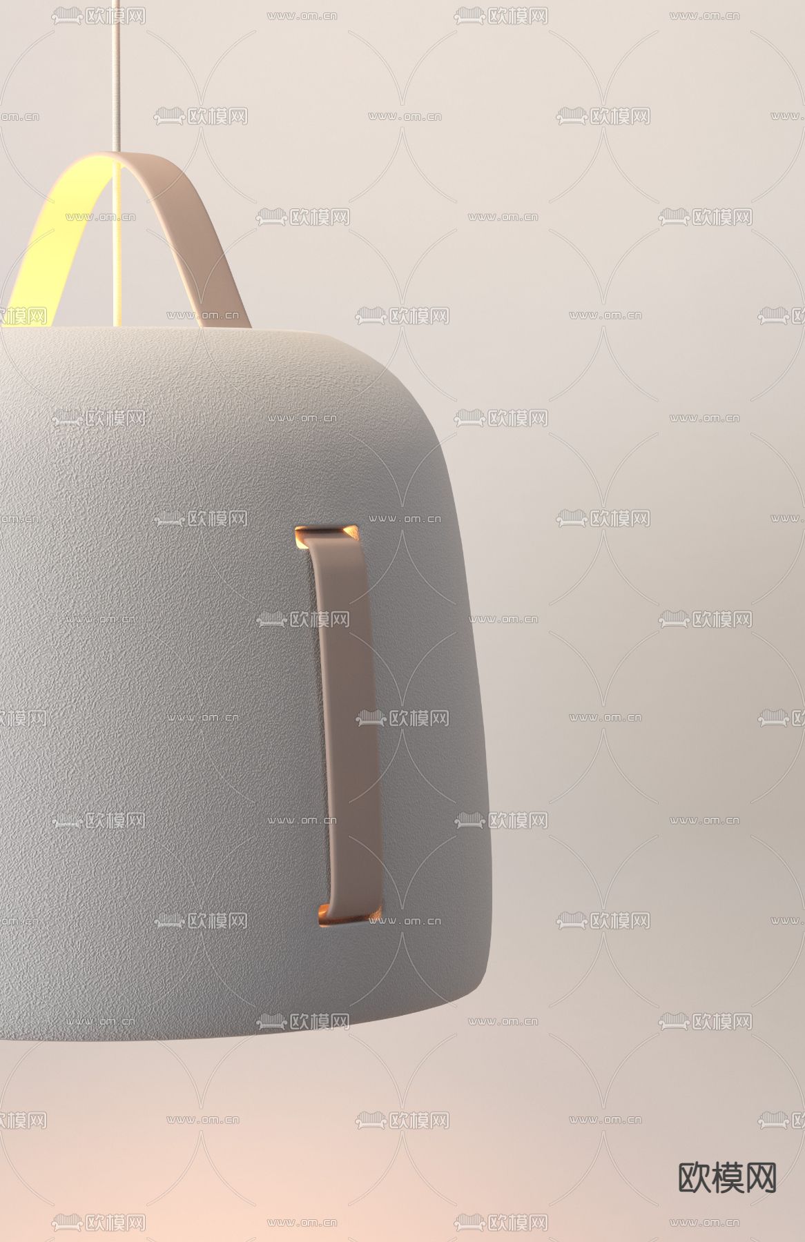 北欧落地灯吊灯组合3d模型下载（渲染图5）