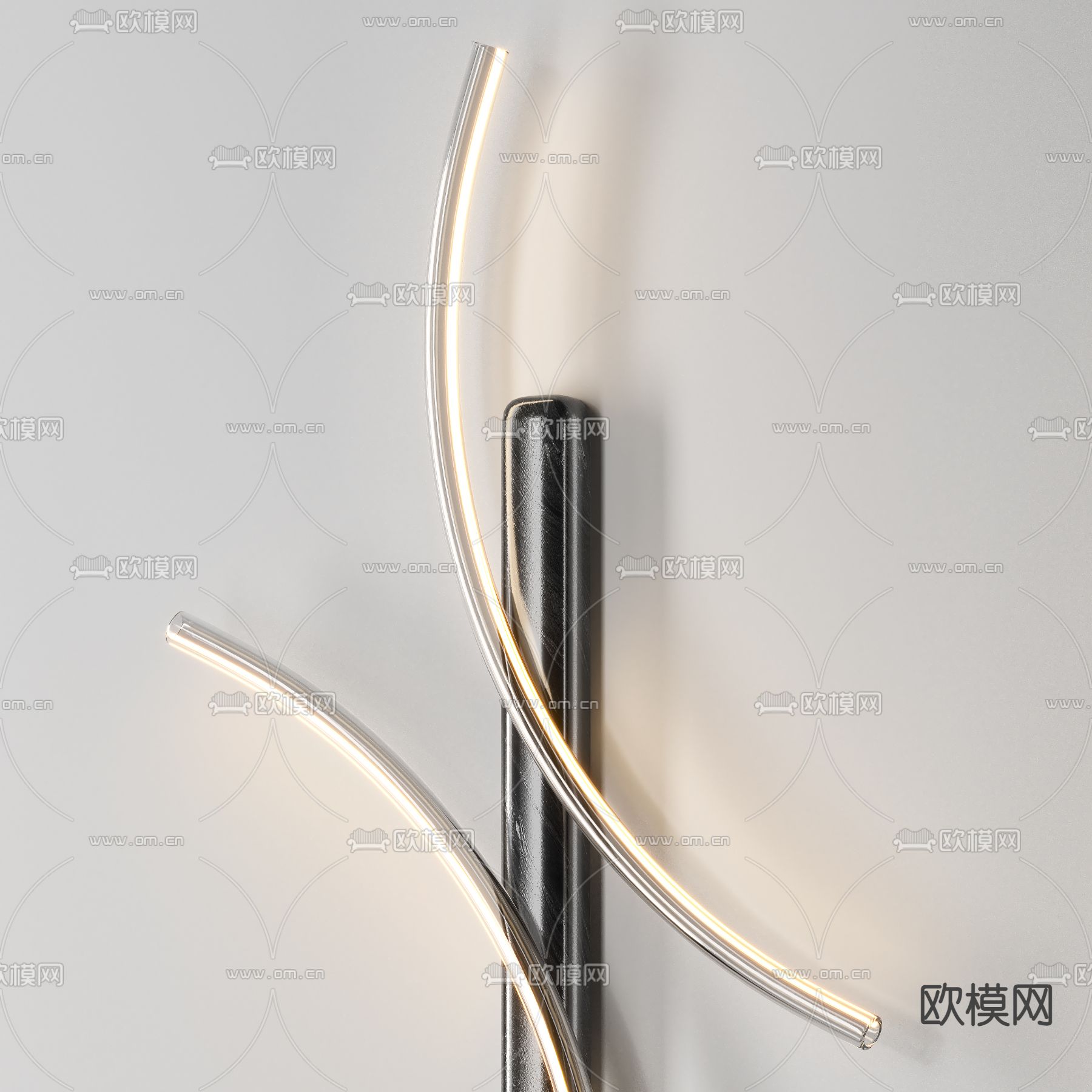 现代轻奢壁灯3d模型