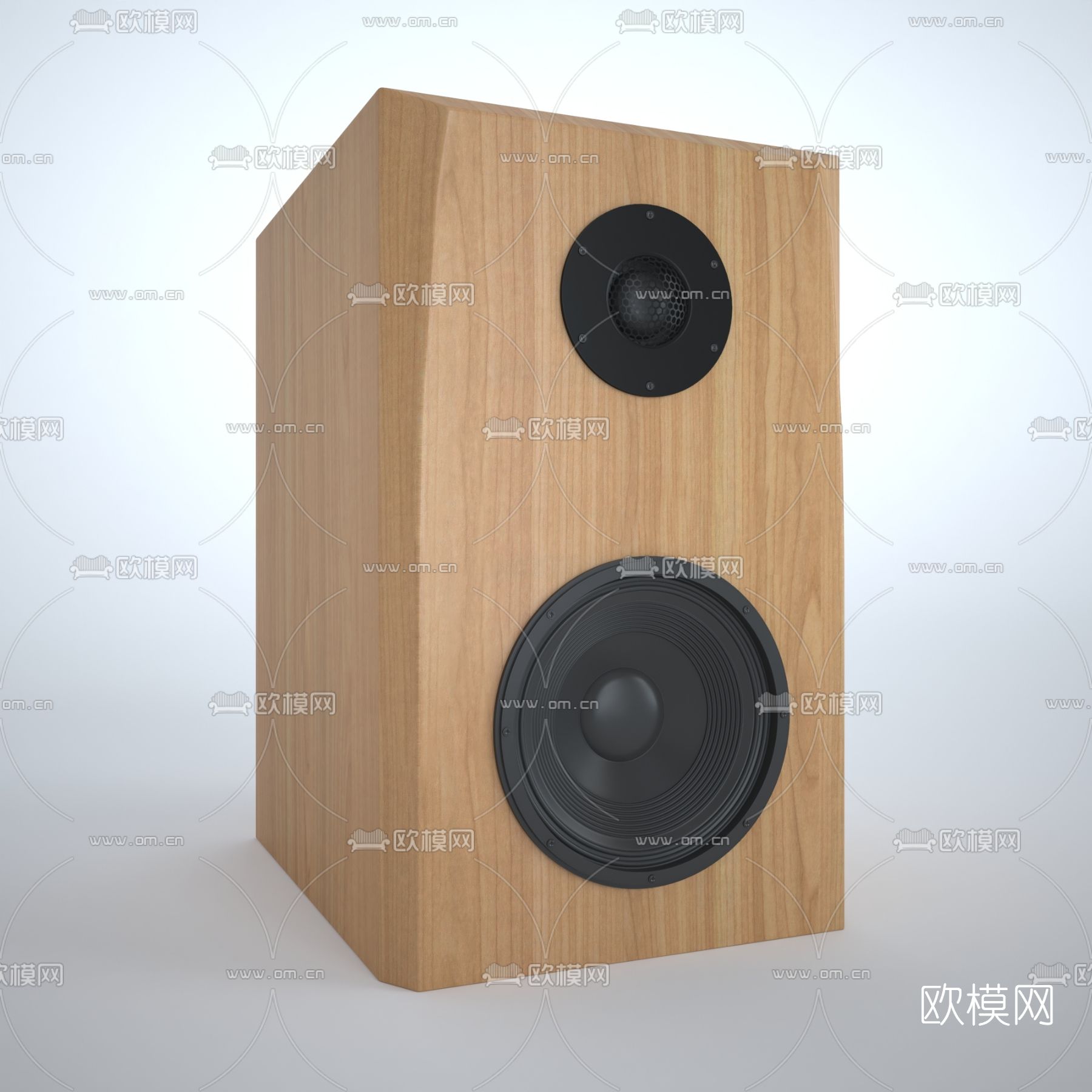 现代音响免费3d模型下载（渲染图1）