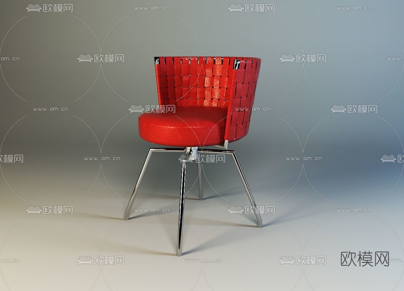 现代单椅免费3d模型下载