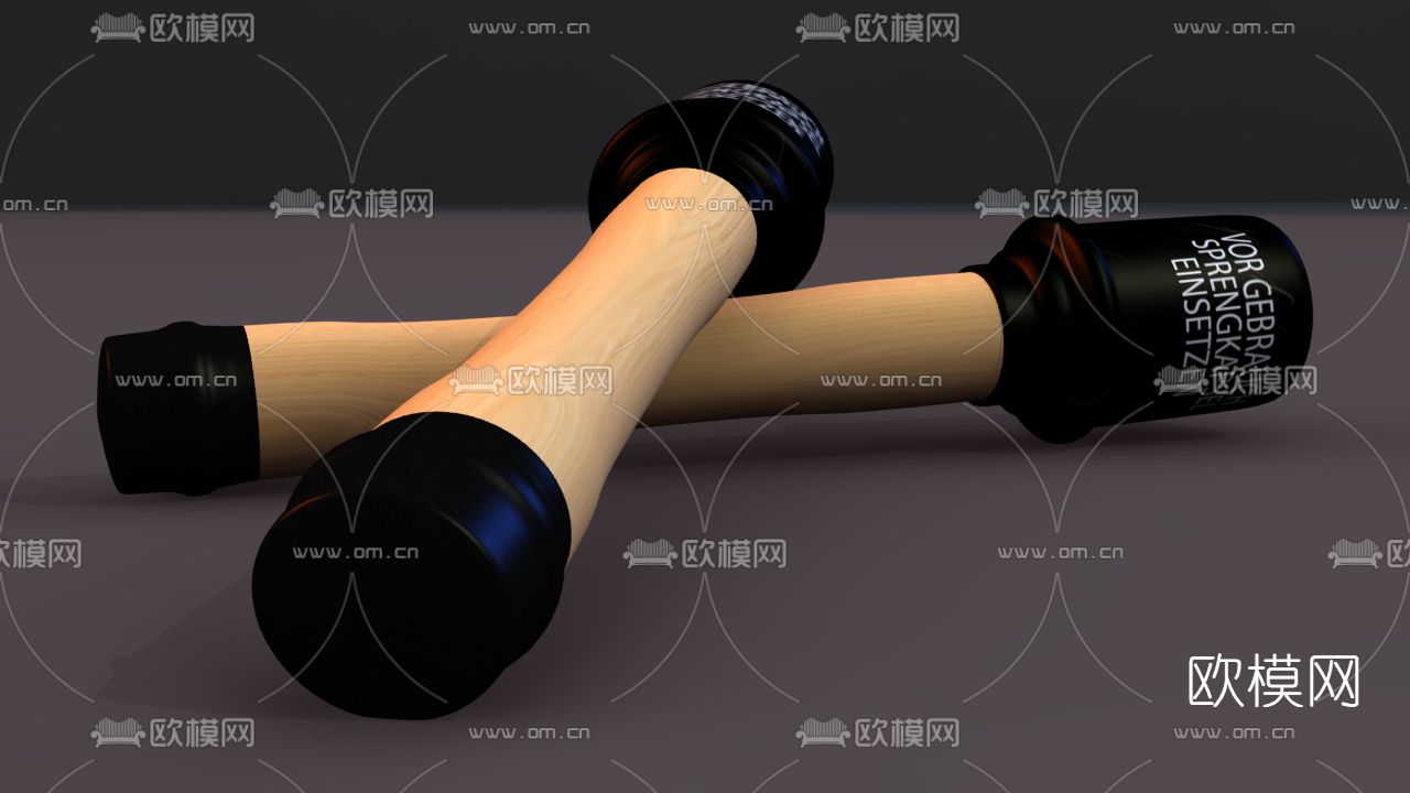 现代复古手雷免费3d模型下载