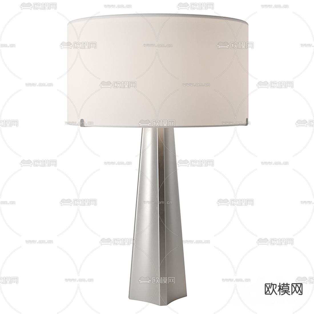 现代金属台灯3d模型