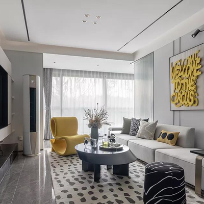 德方圆设计 现代客厅