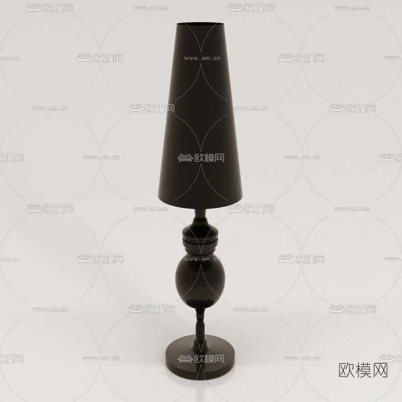 现代台灯免费3d模型下载