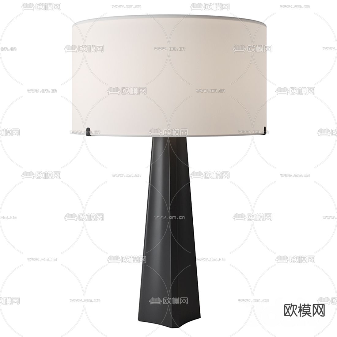 现代金属台灯3d模型