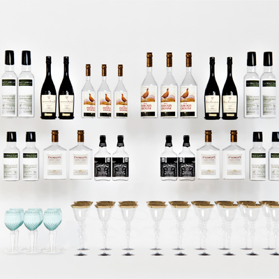  现代高脚杯su模型 