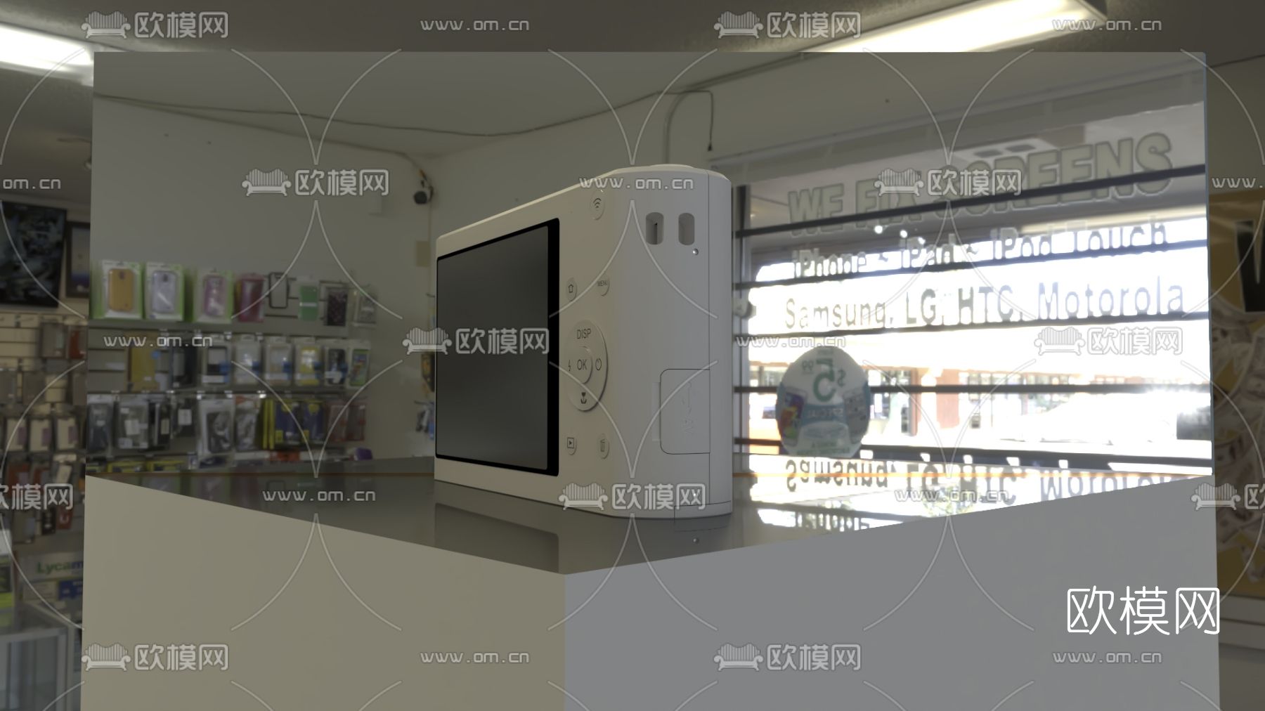 现代数码相机免费3d模型下载（渲染图2）