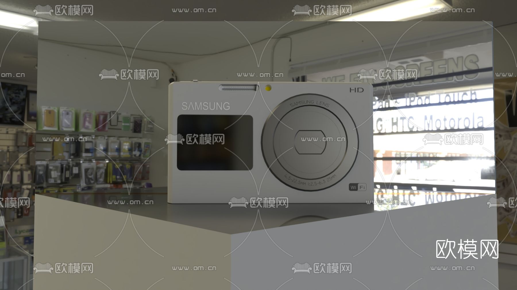 现代数码相机免费3d模型下载（渲染图1）