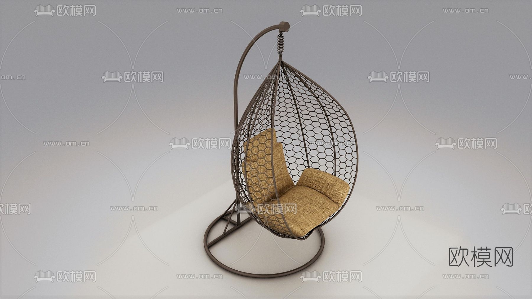 现代吊椅免费3d模型下载