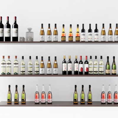  现代酒具su模型 