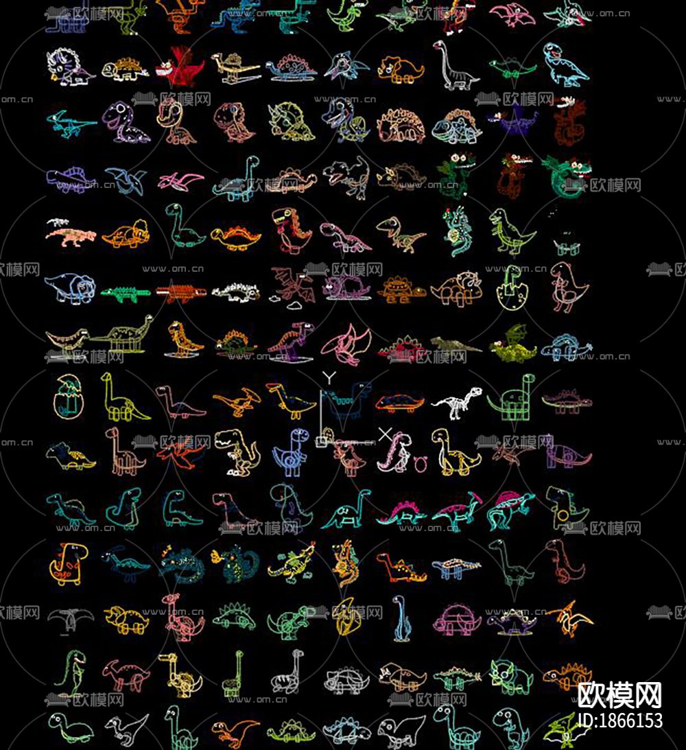 小恐龙cad图库下载（渲染图7）