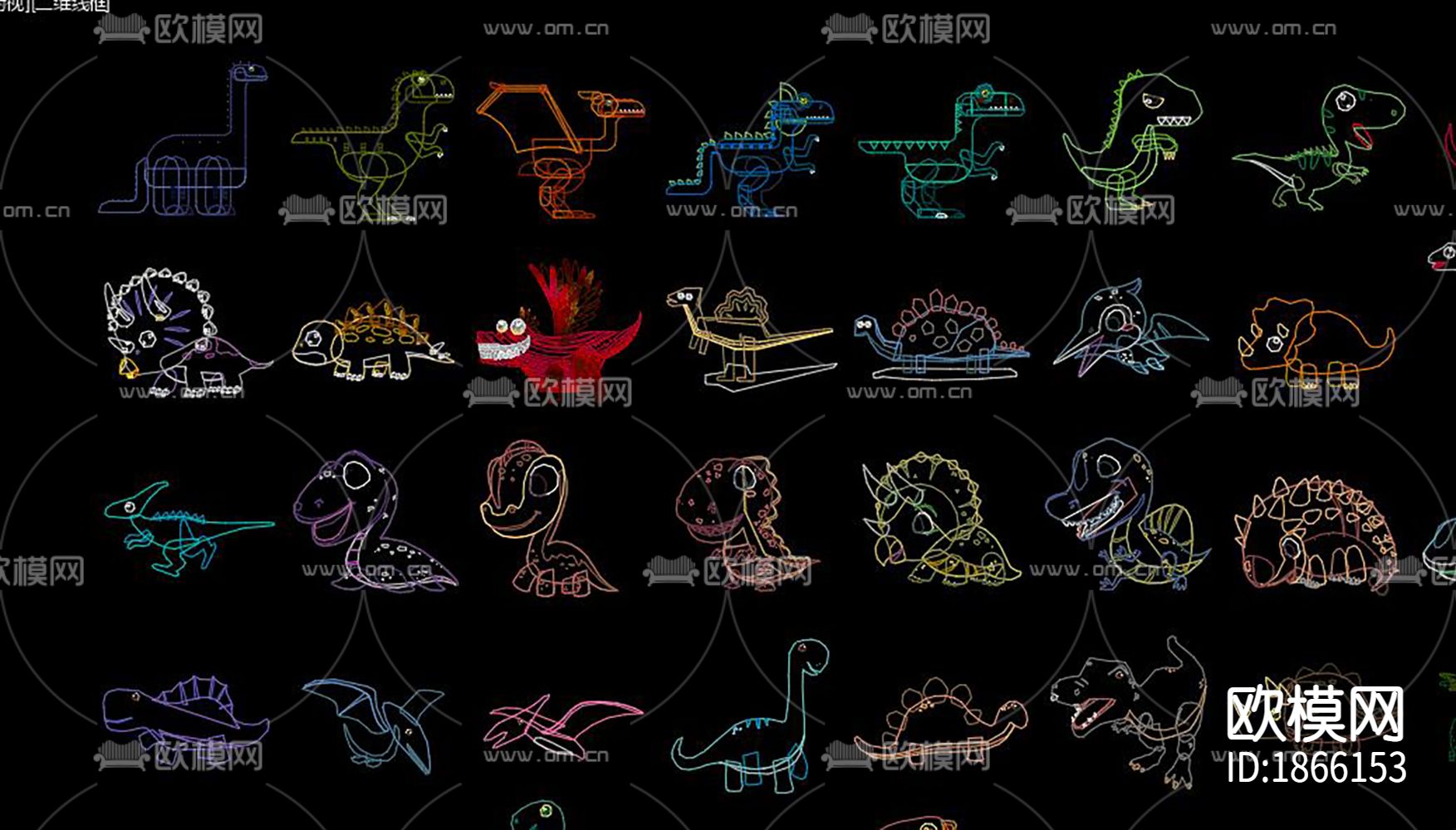小恐龙cad图库下载（渲染图1）