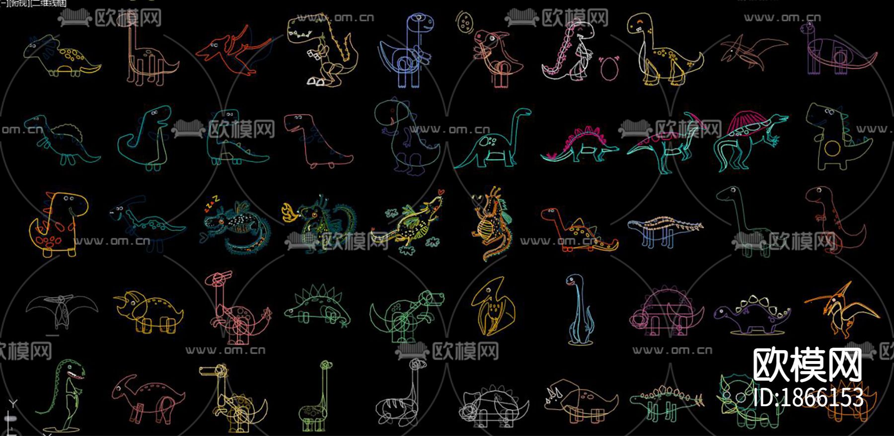 小恐龙cad图库下载（渲染图5）