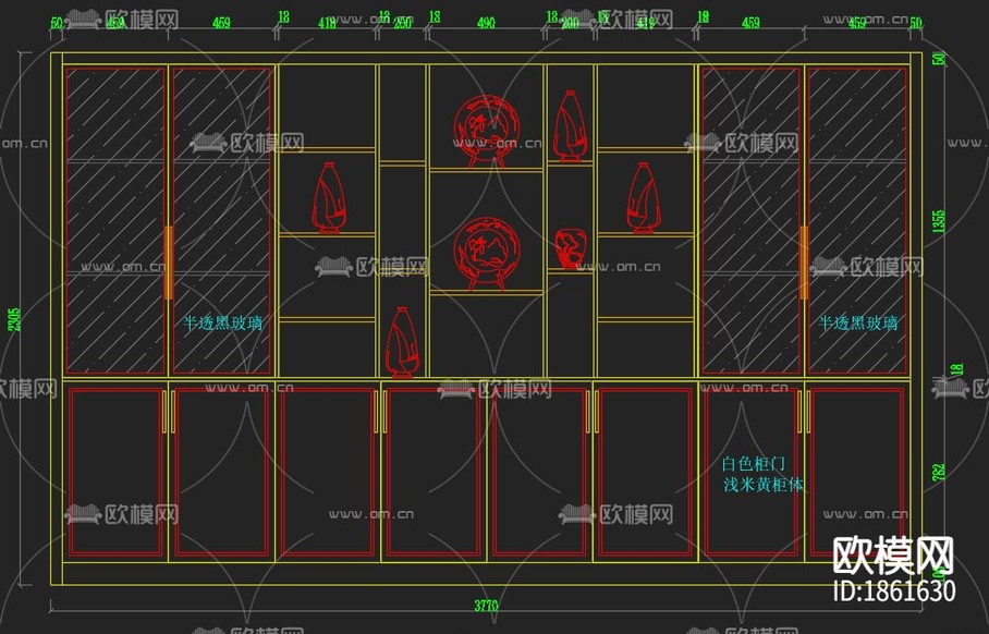 全屋定制CAD施工图下载