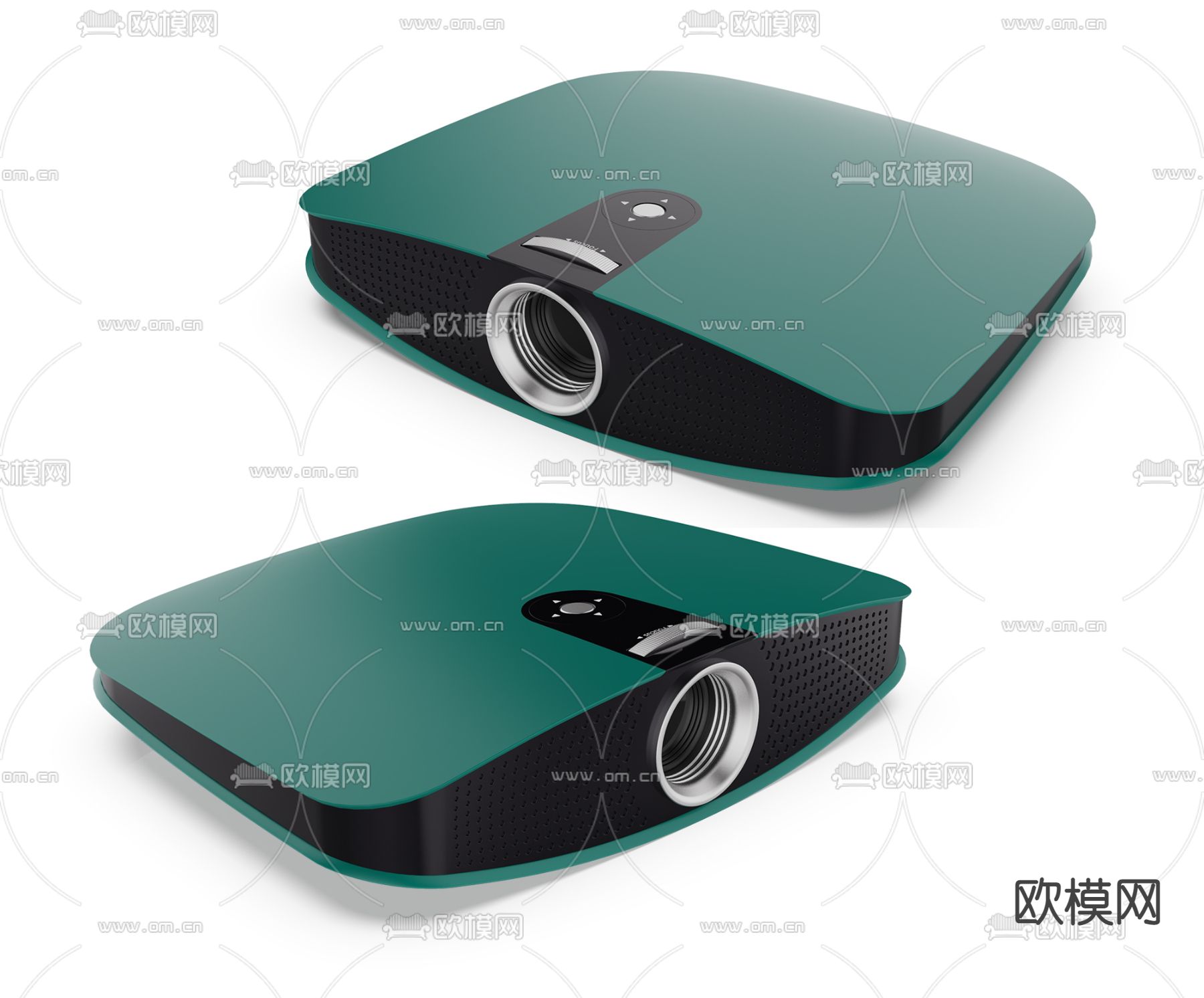 现代投影仪3d模型下载