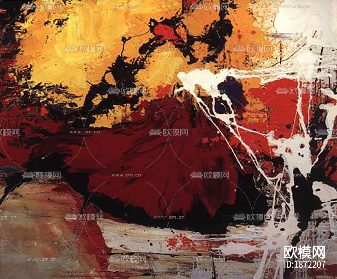 彩绘抽象画下载