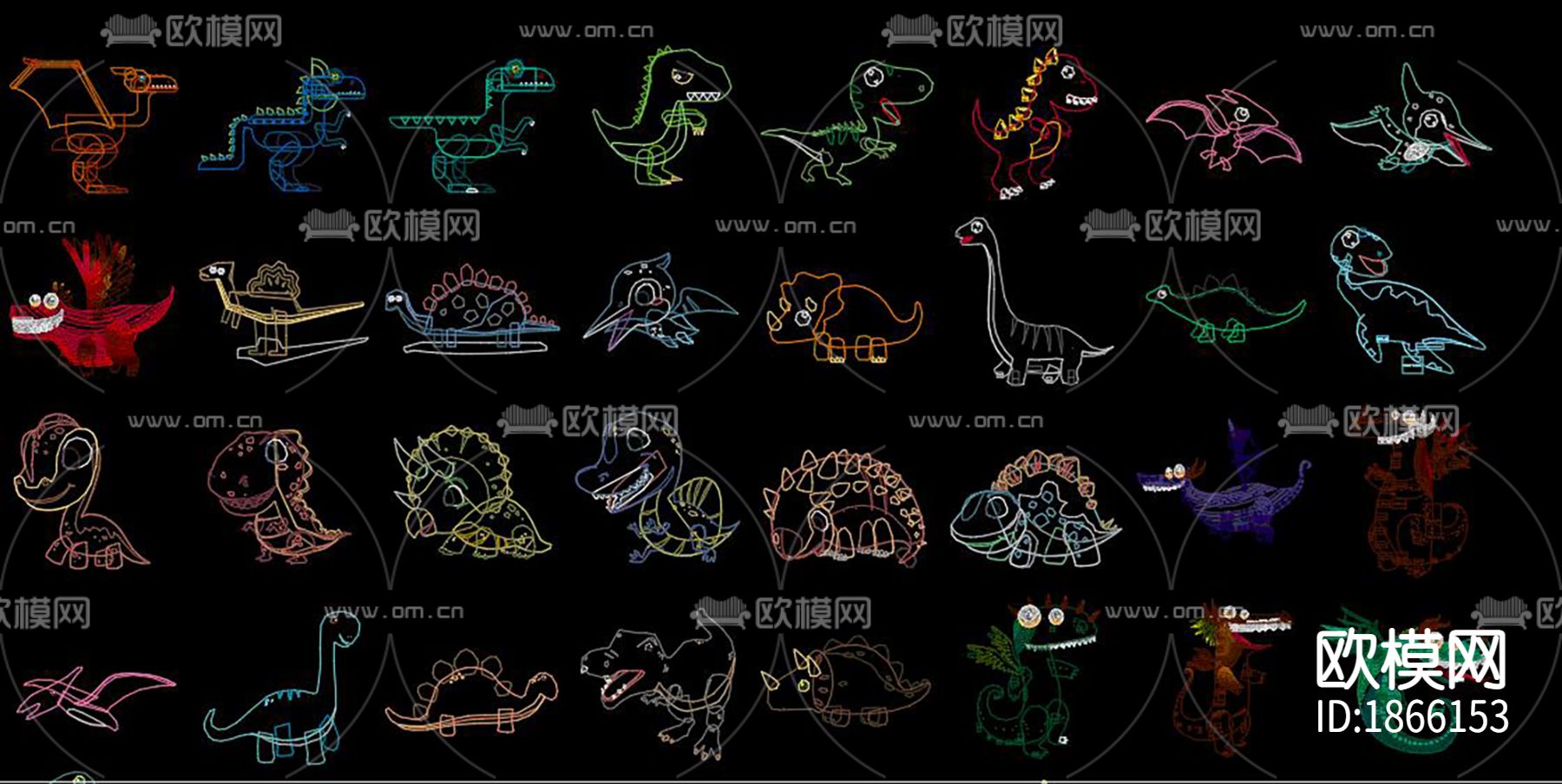 小恐龙cad图库下载（渲染图2）
