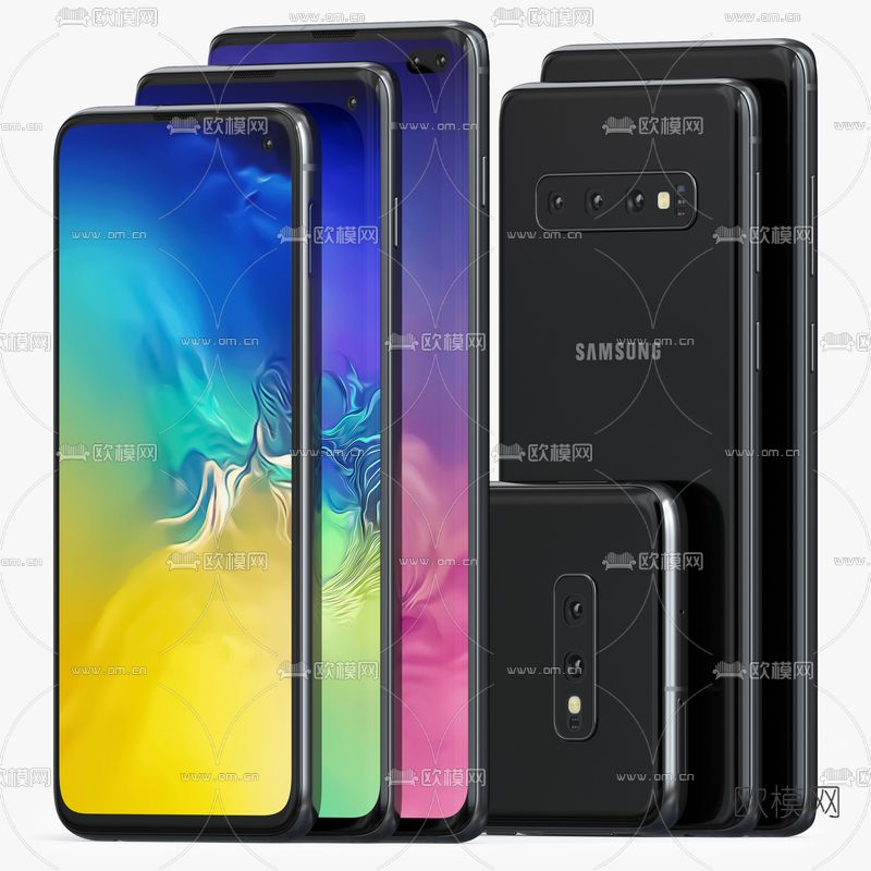 现代智能手机免费3d模型下载