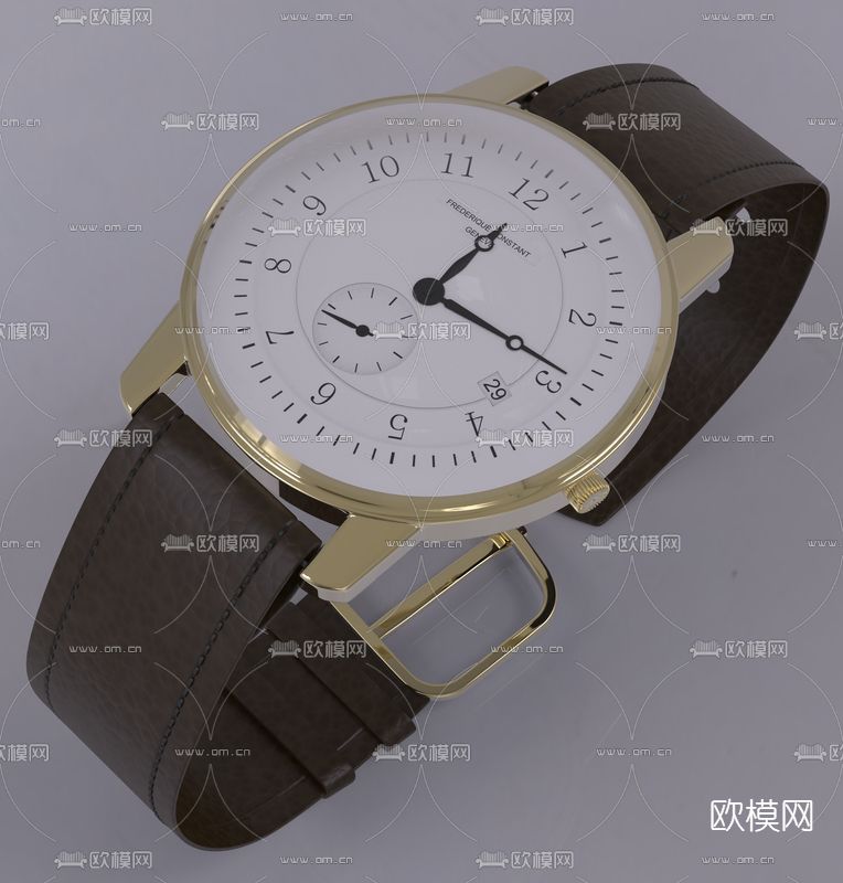 现代手表免费3d模型下载