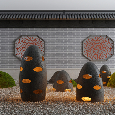 园林景观小品3d模型