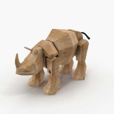 犀牛玩具免费3d模型