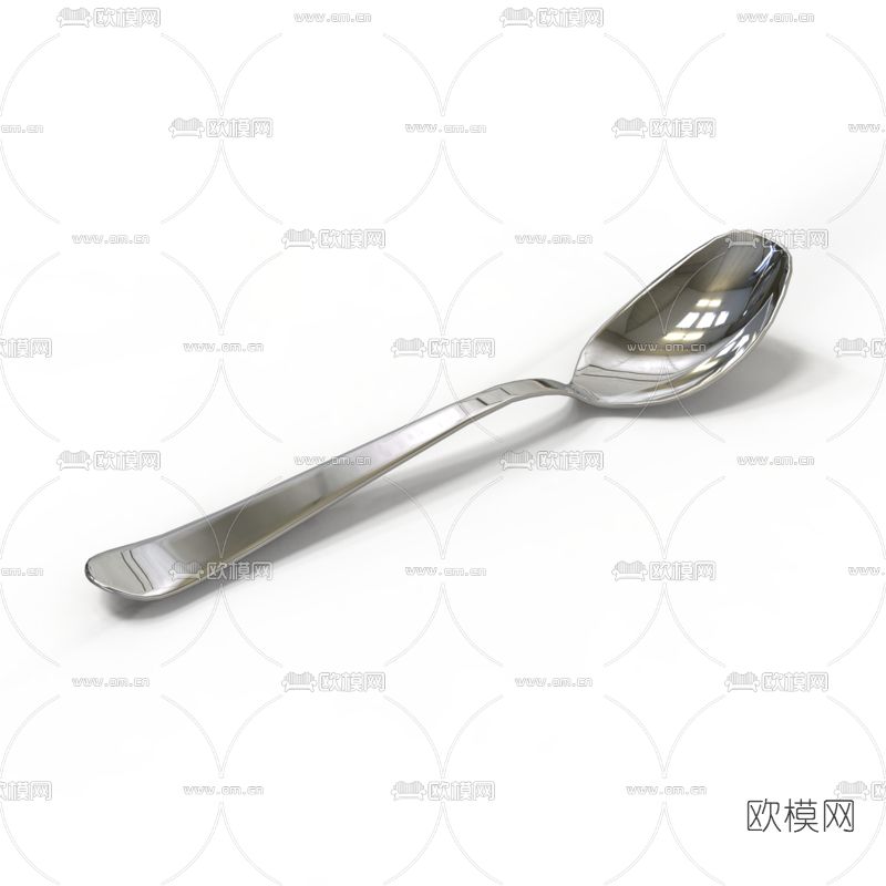 现代勺子免费3d模型