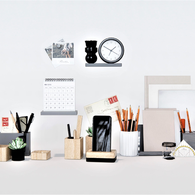  现代办公文具su模型 